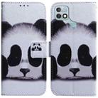For Infinix Hot 10i / Smart 5 Pro X659B / PR652B / S658E Coloured Drawing Leather Phone Case(Panda) - 1