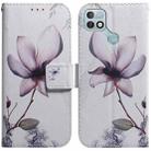 For Infinix Hot 10i / Smart 5 Pro X659B / PR652B / S658E Coloured Drawing Leather Phone Case(Magnolia Flower) - 1