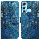 For Infinix Hot 11 X662 Coloured Drawing Leather Phone Case(Apricot) - 1