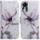 For Infinix Hot 11S NFC X6812B Coloured Drawing Leather Phone Case(Magnolia Flower) - 1