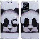 For Infinix Note 10 Pro X695 Coloured Drawing Leather Phone Case(Panda) - 1