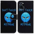 For Infinix Note 10 Pro X695 Coloured Drawing Leather Phone Case(Anger) - 1