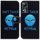 For Infinix Note 11 Coloured Drawing Leather Phone Case(Anger) - 1