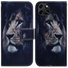 For Infinix Smart 6 Coloured Drawing Leather Phone Case(Lion) - 1