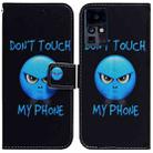 For Infinix Zero X / X Pro Coloured Drawing Leather Phone Case(Anger) - 1