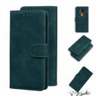 For Tecno Spark 6 Skin Feel Pure Color Flip Leather Phone Case(Green) - 1