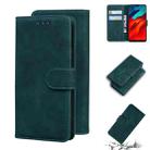 For Blackview A80 Pro Skin Feel Pure Color Flip Leather Phone Case(Green) - 1