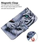 For Tecno Phantom X Coloured Drawing Leather Phone Case(Tiger) - 6