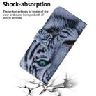 For Tecno Phantom X Coloured Drawing Leather Phone Case(Tiger) - 7