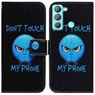 For Tecno Pop 5 LTE BD4 Coloured Drawing Leather Phone Case(Anger) - 1