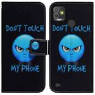 For Tecno Pop 5P Coloured Drawing Leather Phone Case(Anger) - 1