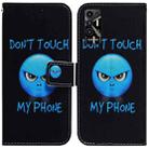 For Tecno Pova 2 Coloured Drawing Leather Phone Case(Anger) - 1