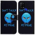 For Tecno Pova LD7 Coloured Drawing Leather Phone Case(Anger) - 1