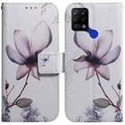 For Tecno Pova LD7 Coloured Drawing Leather Phone Case(Magnolia Flower) - 1