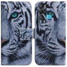 For Tecno Pova Neo LE6 Coloured Drawing Leather Phone Case(Tiger) - 1