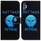 For Tecno Spark 8P Coloured Drawing Leather Phone Case(Anger) - 1