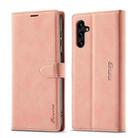 For Samsung Galaxy A13 5G Forwenw F1 Series Matte Strong Magnetism Leather Phone Case(Rose Gold) - 1