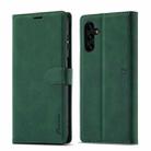 For Samsung Galaxy A13 5G Forwenw F1 Series Matte Strong Magnetism Leather Phone Case(Green) - 1