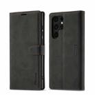 For Samsung Galaxy S22 Ultra 5G Forwenw F1 Series Matte Strong Magnetism Leather Phone Case(Black) - 1