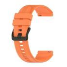 For Honor Watch GS 3 22mm Protruding Head Striped Silicone Watch Band(Orange) - 1