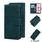 For LG K41S / K51S Skin Feel Pure Color Flip Leather Phone Case(Green) - 1