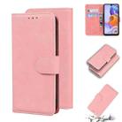 For LG Stylo 6 / K71 Skin Feel Pure Color Flip Leather Phone Case(Pink) - 1