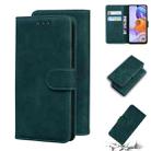 For LG Stylo 6 / K71 Skin Feel Pure Color Flip Leather Phone Case(Green) - 1