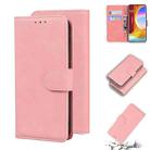 For LG Velvet / G9 Skin Feel Pure Color Flip Leather Phone Case(Pink) - 1