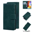 For LG Velvet / G9 Skin Feel Pure Color Flip Leather Phone Case(Green) - 1