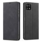 For Samsung Galaxy A22 5G Forwenw Dream Series Oil Edge Strong Magnetism Leather Phone Case(Black) - 1