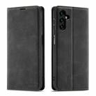 For Samsung Galaxy A13 5G Forwenw Dream Series Oil Edge Strong Magnetism Leather Phone Case(Black) - 1