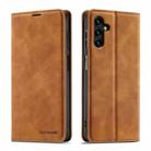 For Samsung Galaxy A13 5G Forwenw Dream Series Oil Edge Strong Magnetism Leather Phone Case(Brown) - 1