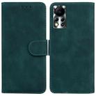 For Infinix Hot 11S NFC X6812B Skin Feel Pure Color Flip Leather Phone Case(Green) - 1