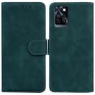 For Infinix Note 10 Pro X695 Skin Feel Pure Color Flip Leather Phone Case(Green) - 1