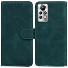 For Infinix Note 11 Pro / Note 11s Skin Feel Pure Color Flip Leather Phone Case(Green) - 1
