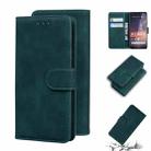 For Nokia 3.2 Skin Feel Pure Color Flip Leather Phone Case(Green) - 1