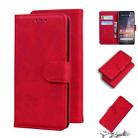For Nokia 3.2 Skin Feel Pure Color Flip Leather Phone Case(Red) - 1