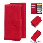 For Nokia 5.3 Skin Feel Pure Color Flip Leather Phone Case(Red) - 1