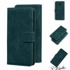 For Nokia C20 / C10 Skin Feel Pure Color Flip Leather Phone Case(Green) - 1