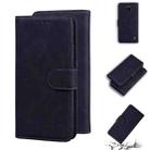 For Nokia C20 / C10 Skin Feel Pure Color Flip Leather Phone Case(Black) - 1