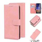 For Nokia 2.2 Skin Feel Pure Color Flip Leather Phone Case(Pink) - 1