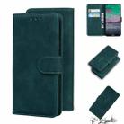 For Nokia 3.4 Skin Feel Pure Color Flip Leather Phone Case(Green) - 1