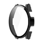 For Samsung Galaxy Watch4 40mm PC + Tempered Glass Watch Case(Black) - 1