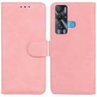 For Tecno Pova Neo LE6 Skin Feel Pure Color Flip Leather Phone Case(Pink) - 1