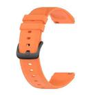 For Xiaomi Watch S1 22mm Protruding Head Glossy Silicone Watch Band(Orange) - 1