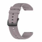 For Xiaomi Watch S1 22mm Protruding Head Glossy Silicone Watch Band(Purple) - 1