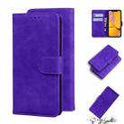 For iPhone XR Skin Feel Pure Color Flip Leather Phone Case(Purple) - 1