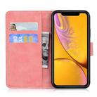 For iPhone XR Skin Feel Pure Color Flip Leather Phone Case(Pink) - 4
