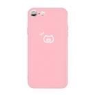 For iPhone 6s / 6 Small Pig Pattern Colorful Frosted TPU Phone Protective Case(Pink) - 1