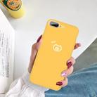 For iPhone 8 Plus / 7 Plus Small Pig Pattern Colorful Frosted TPU Phone Protective Case(Yellow) - 5